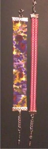 Pink Ribbon Anklet & Green & Purple Ribbon Bracelet- $10each